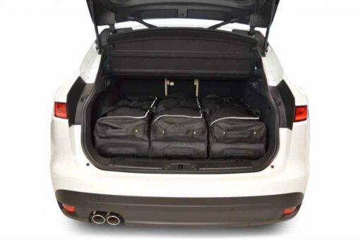 Jaguar F-Pace (X761) SUV - 2016 en verder trolley bags placed transversely to driving direction - Car-bags tassen J20201S