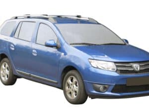 Whispbar Dakdragers (Zilver) Dacia Logan MCV 5dr Estate met Dakrails bouwjaar 2013 - e.v.|Complete set Dakdragers