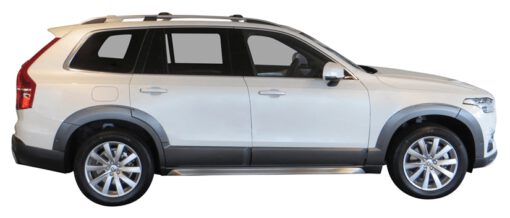 Zwarte Whispbar Dakdragers Volvo XC90 5dr SUV met Dakrails bouwjaar 2015 - e.v.|Complete set dakdragers