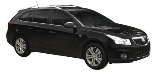 Whispbar Dakdragers (Black) Chevrolet Cruze 5dr Estate met Dakrails bouwjaar 2013 - e.v.|Complete set Dakdragers