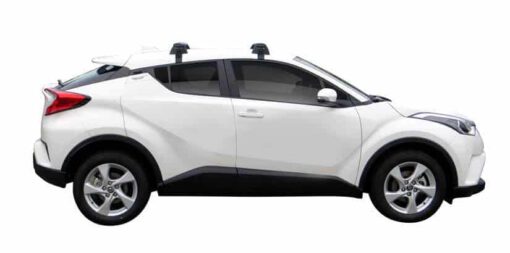 Whispbar Dakdragers (Zilver) Toyota C-HR 5dr SUV met Glad dak bouwjaar 2016 - e.v.|Complete set dakdragers