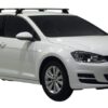 Whispbar Dakdragers (Zilver) Volkswagen Golf MK7 5dr Hatch met Glad dak bouwjaar 2013 - 2017|Complete set dakdragers