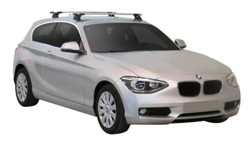 Whispbar Dakdragers (Black) BMW 1 Series F21 3dr Hatch met Vaste bevestigingspunten bouwjaar 2012 - e.v.|Complete set dakdragers