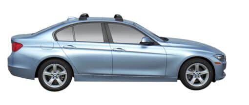 Whispbar Dakdragers (Black) BMW 3 Series 4dr Sedan met Vaste bevestigingspunten bouwjaar 2015 - e.v.|Complete set dakdragers