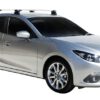 Whispbar Dakdragers (Black) Mazda 3 4dr Sedan met Vaste bevestigingspunten bouwjaar 2016 - e.v.|Complete set dakdragers