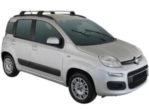 Whispbar Dakdragers (Zilver) Fiat Panda 5dr Hatch met Geintegreerde rails bouwjaar 2012 - e.v.|Complete set dakdragers