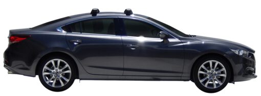 Whispbar Dakdragers (Black) Mazda 6 4dr Sedan met Vaste bevestigingspunten bouwjaar 2012 - e.v.|Complete set dakdragers