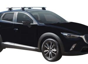 Whispbar Dakdragers (Black) Mazda CX-3 5dr SUV met Vaste bevestigingspunten bouwjaar 2015 - e.v.|Complete set dakdragers
