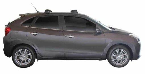 Whispbar Dakdragers (Black) Suzuki Baleno 5dr Hatch met Vaste bevestigingspunten bouwjaar 2016 - e.v.|Complete set dakdragers