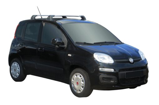 Whispbar Dakdragers (Black) Fiat Panda 5dr Hatch met Vaste bevestigingspunten bouwjaar 2012 - e.v.|Complete set dakdragers