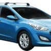 Whispbar Dakdragers (Black) Hyundai i30 5dr Estate met Vaste bevestigingspunten bouwjaar 2013 - 2017|Complete set dakdragers