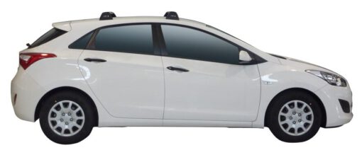 Whispbar Dakdragers (Black) Hyundai i30 5dr Hatch met Vaste bevestigingspunten bouwjaar 2012 - 2015|Complete set dakdragers
