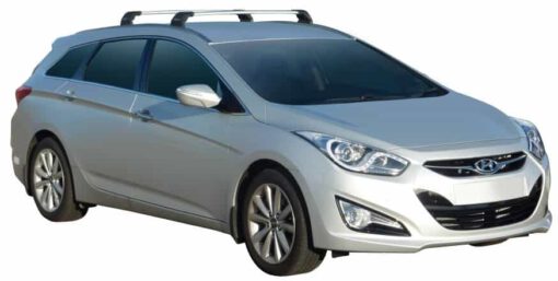 Whispbar Dakdragers (Black) Hyundai i40 Tourer 5dr Estate met Vaste bevestigingspunten bouwjaar 2011 - e.v.|Complete set dakdragers