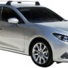Whispbar Dakdragers (Black) Mazda 3 4dr Sedan met Vaste bevestigingspunten bouwjaar 2014 - 2016|Complete set dakdragers