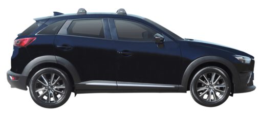 Whispbar Dakdragers (Black) Mazda CX-3 5dr SUV met Vaste bevestigingspunten bouwjaar 2015 - e.v.|Complete set dakdragers