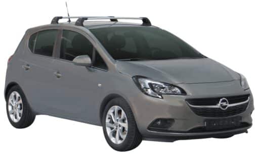 Whispbar Dakdragers (Black) Opel Corsa 5dr Hatch met Vaste bevestigingspunten bouwjaar 2015 - e.v.|Complete set dakdragers