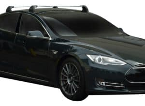Whispbar Dakdragers (Black) Tesla Model S 5dr Hatch met Vaste bevestigingspunten bouwjaar 2012 - 2015|Complete set dakdragers