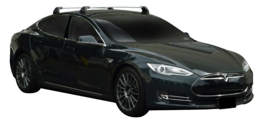 Whispbar Dakdragers (Black) Tesla Model S 5dr Hatch met Vaste bevestigingspunten bouwjaar 2012 - 2015|Complete set dakdragers