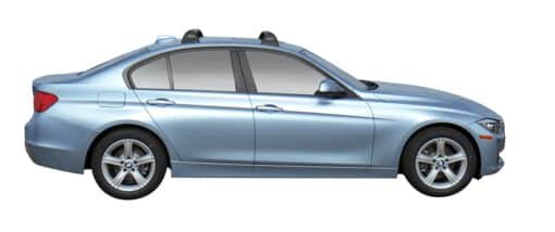 Whispbar Dakdragers (Silver) BMW 3 Series 4dr Sedan met Vaste bevestigingspunten bouwjaar 2015 - e.v.|Complete set dakdragers