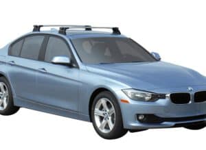 Whispbar Dakdragers (Silver) BMW 3 Series 4dr Sedan met Vaste bevestigingspunten bouwjaar 2015 - e.v.|Complete set dakdragers