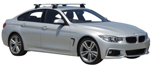 Whispbar Dakdragers (Silver) BMW 4 Series Gran Coupe 4dr Coupe met Vaste bevestigingspunten bouwjaar 2017 - e.v.|Complete set dakdragers