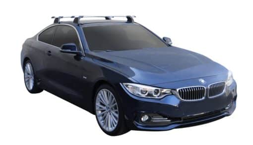 Whispbar Dakdragers (Silver) BMW 4 Series 2dr Coupe met Vaste bevestigingspunten bouwjaar 2014 - 2017|Complete set dakdragers