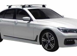 Whispbar Dakdragers (Silver) BMW 7 Series G11 4dr Sedan met Vaste bevestigingspunten bouwjaar 2016 - e.v.|Complete set dakdragers