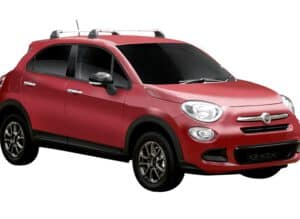 Whispbar Dakdragers (Silver) Fiat 500X 5dr Hatch met Vaste bevestigingspunten bouwjaar 2015 - e.v.|Complete set dakdragers