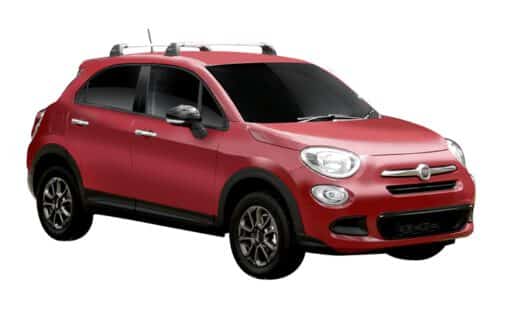 Whispbar Dakdragers (Silver) Fiat 500X 5dr Hatch met Vaste bevestigingspunten bouwjaar 2015 - e.v.|Complete set dakdragers