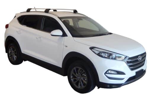 Whispbar Dakdragers (Black) Hyundai Tucson Glass Roof 5dr SUV met Geintegreerde rails bouwjaar 2015 - e.v.|Complete set dakdragers