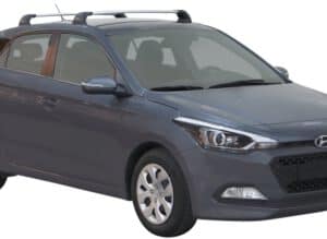 Whispbar Dakdragers (Silver) Hyundai i20 5dr Hatch met Vaste bevestigingspunten bouwjaar 2015 - e.v.|Complete set dakdragers