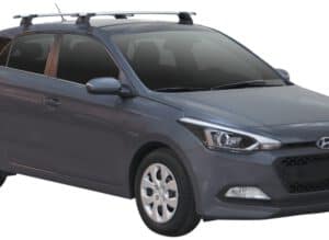 Whispbar Dakdragers (Silver) Hyundai i20 5dr Hatch met Vaste bevestigingspunten bouwjaar 2015 - e.v.|Complete set dakdragers