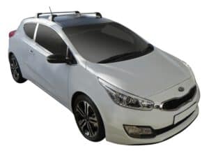 Whispbar Dakdragers (Silver) Kia pro_cee'd 3dr Hatch met Vaste bevestigingspunten bouwjaar 2013 - e.v.|Complete set dakdragers