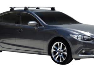 Whispbar Dakdragers (Silver) Mazda 6 4dr Sedan met Vaste bevestigingspunten bouwjaar 2012 - e.v.|Complete set dakdragers