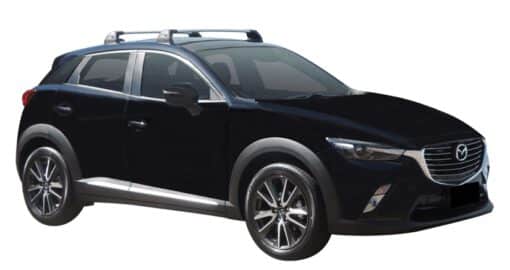 Whispbar Dakdragers (Silver) Mazda CX-3 5dr SUV met Vaste bevestigingspunten bouwjaar 2015 - e.v.|Complete set dakdragers