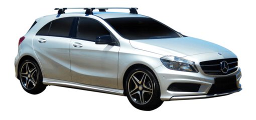 Whispbar Dakdragers (Silver) Mercedes-Benz A-Class 5dr Hatch met Vaste bevestigingspunten bouwjaar 2016 - e.v.|Complete set dakdragers