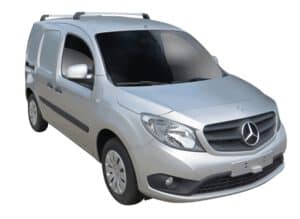 Whispbar Dakdragers (Silver) Mercedes-Benz Citan LWB 5dr Van met Vaste bevestigingspunten bouwjaar 2012 - e.v.|Complete set dakdragers