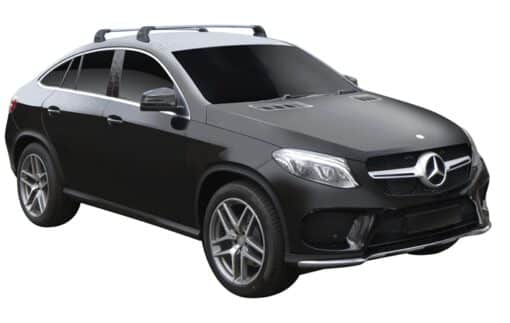 Whispbar Dakdragers (Silver) Mercedes-Benz GLE 5dr Coupe met Vaste bevestigingspunten bouwjaar 2015 - e.v.|Complete set dakdragers