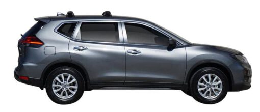 Whispbar Dakdragers (Silver) Nissan X-Trail 5dr SUV met Vaste bevestigingspunten bouwjaar 2017 - e.v.|Complete set dakdragers