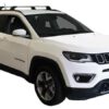 Whispbar Dakdragers (Zilver) Jeep Compass 5dr SUV met Geintegreerde rails bouwjaar 2017 - e.v.|Complete set dakdragers