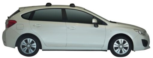 Whispbar Dakdragers (Silver) Subaru Impreza 5dr Hatch met Vaste bevestigingspunten bouwjaar 2013 - 2014|Complete set dakdragers