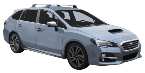 Whispbar Dakdragers (Silver) Subaru Levorg 5dr Estate met Vaste bevestigingspunten bouwjaar 2015 - e.v.|Complete set dakdragers