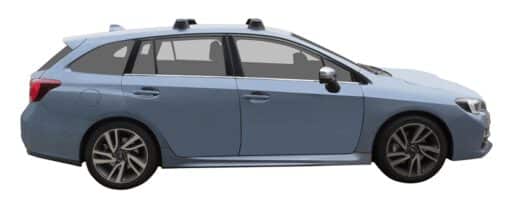 Whispbar Dakdragers (Silver) Subaru Levorg 5dr Estate met Vaste bevestigingspunten bouwjaar 2015 - e.v.|Complete set dakdragers