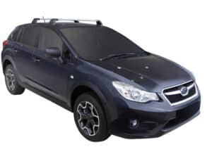 Whispbar Dakdragers (Silver) Subaru XV 5dr SUV met Vaste bevestigingspunten bouwjaar 2012 - e.v.|Complete set dakdragers