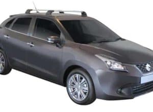 Whispbar Dakdragers (Silver) Suzuki Baleno 5dr Hatch met Vaste bevestigingspunten bouwjaar 2016 - e.v.|Complete set dakdragers