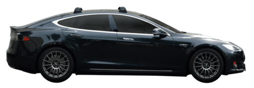 Whispbar Dakdragers (Silver) Tesla Model S 5dr Hatch met Vaste bevestigingspunten bouwjaar 2012 - 2015|Complete set dakdragers