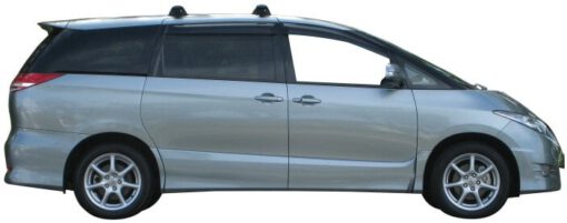 Whispbar Dakdragers Zilver Toyota Previa 5dr Sedan met Glad dak bouwjaar 2006-e.v. Complete set dakdragers