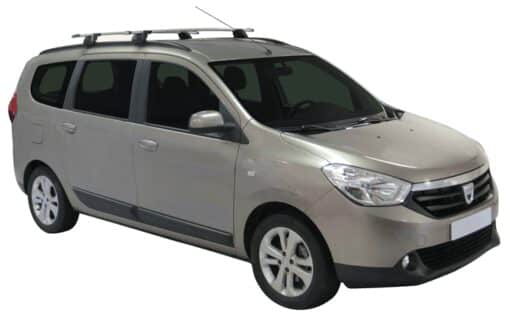 Whispbar Dakdragers (Zilver) Dacia Lodgy 5dr MPV met Geintegreerde rails bouwjaar 2012 - e.v.|Complete set dakdragers