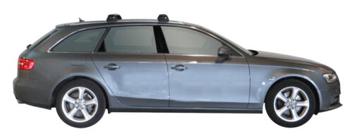 Whispbar Dakdragers Zilver Audi A4/S4/RS4 Avant 5dr Estate met Geintegreerde dakrails bouwjaar 2009-2015 Complete set dakdragers
