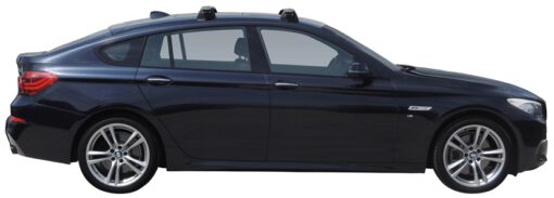 Whispbar Dakdragers Zilver BMW 5 Series Gran Turismo 5dr Hatch met Vaste bevestigingspunten bouwjaar 2009-e.v. Complete set dakdragers